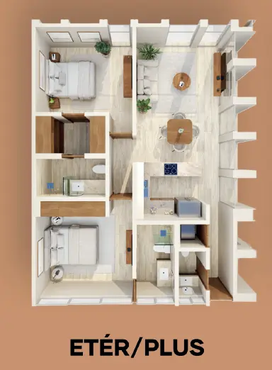 Departamento Éter 2 Torre 1  