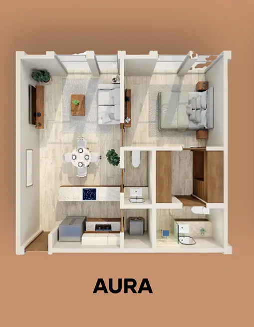 Departamento Aura 4 Torre 1